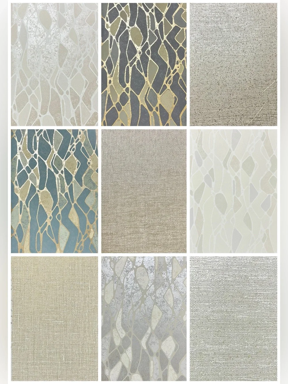 10 Assorted Designer Quality DIY Arts Scrapbooking Sheets Neutral & Abstract Lot